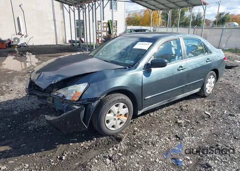 2004 Honda Accord 2.4 Lx из США, поврежденный, VIN 1HGCM56404A108841